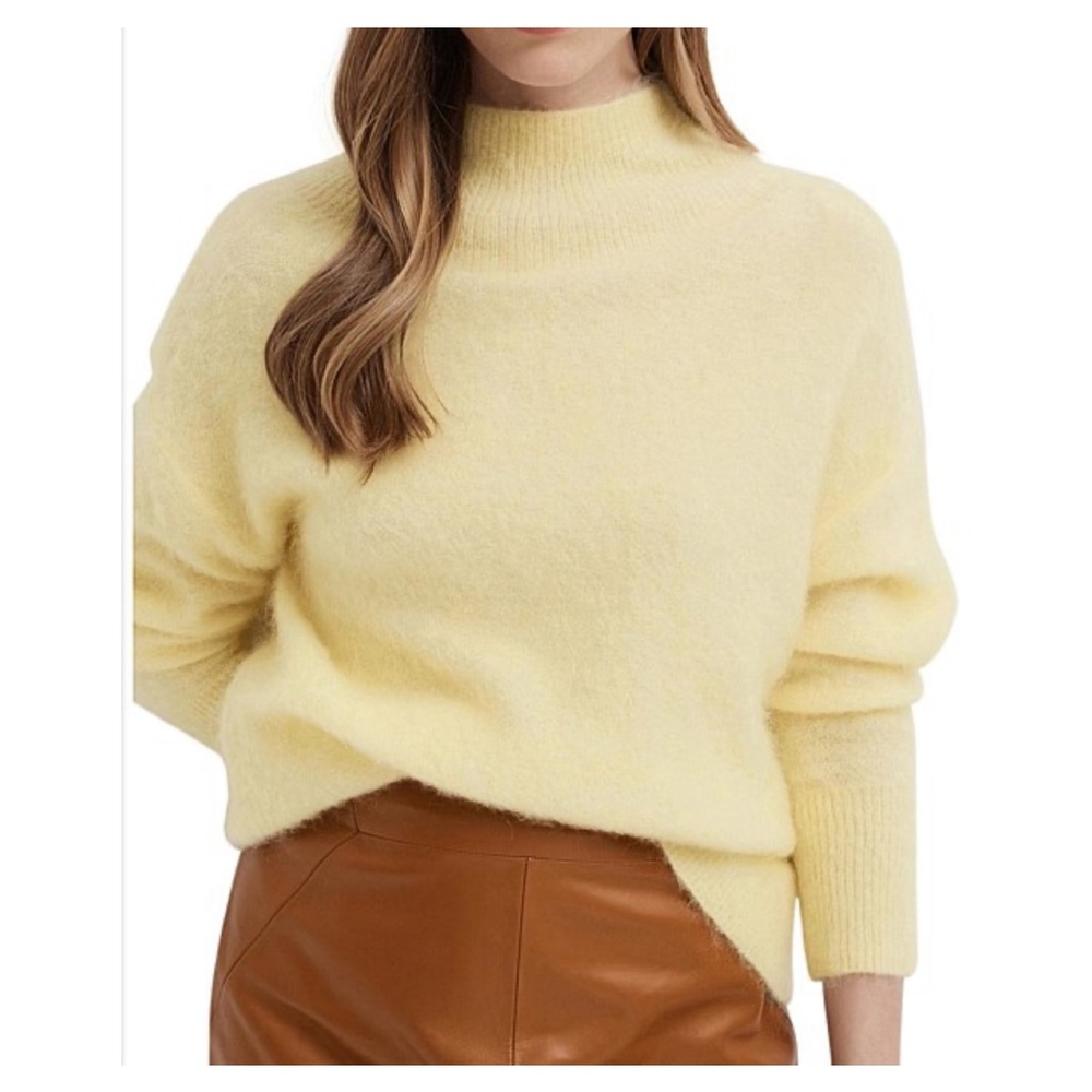 [WITCHERY] Luxe Mock Neck Mohair Sweater